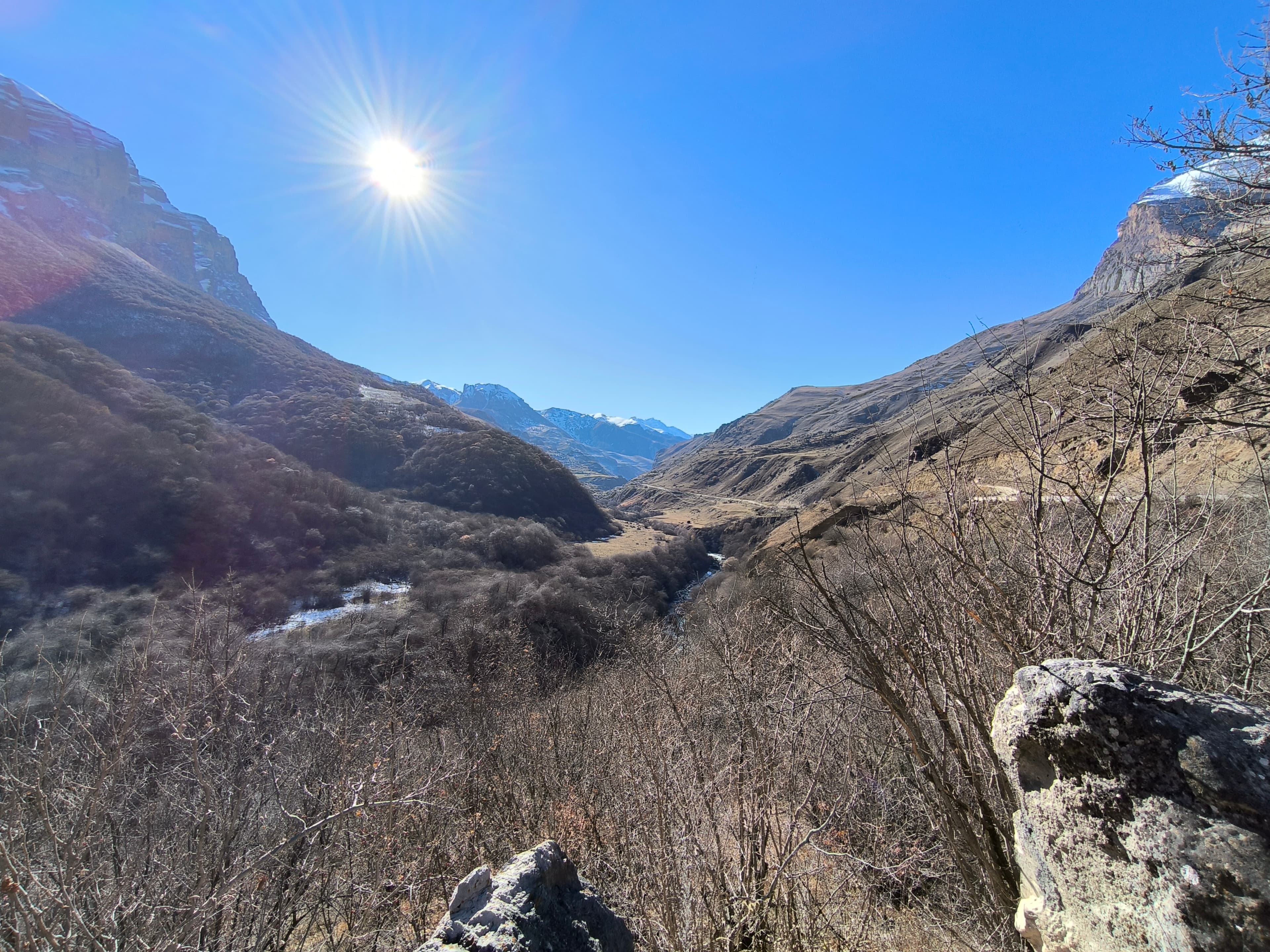 image Горная дорога в сторону Безенги